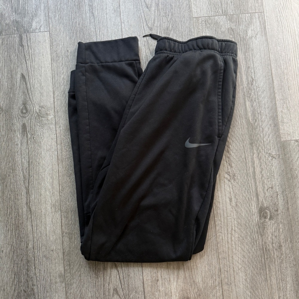 Nike Therma-Fit Mens XL Black Joggers Sweatpants Tapered Athletic Pants